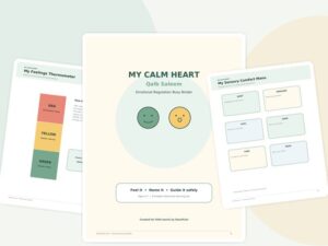 My Calm Heart: Islamic Emotional Regulation Busy Binder for Kids | ADHD, Autism & Feelings Activities PDF
